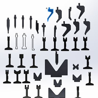 折弯机的一些冲头和冲模